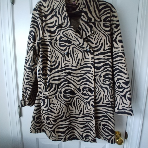 Dana Buchman Jackets & Blazers - Dana Buchman Animal Print Coat